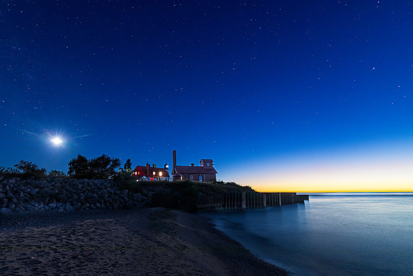 Sunset at Point Betsie Lighthouse