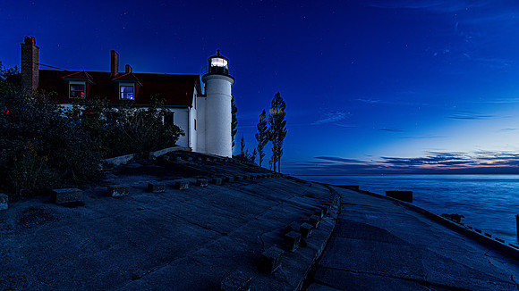 Sunset at Point Betsie